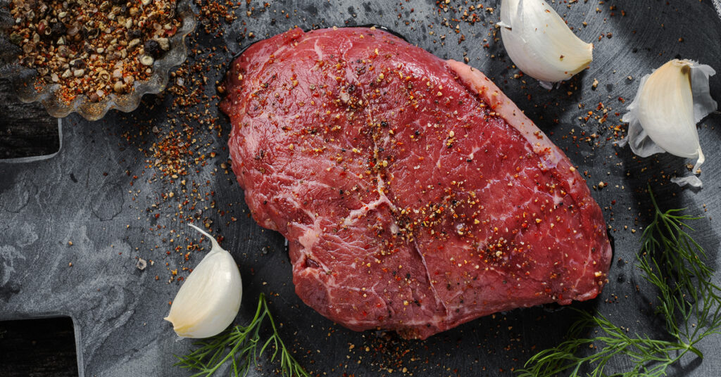 carne con tanto grasso