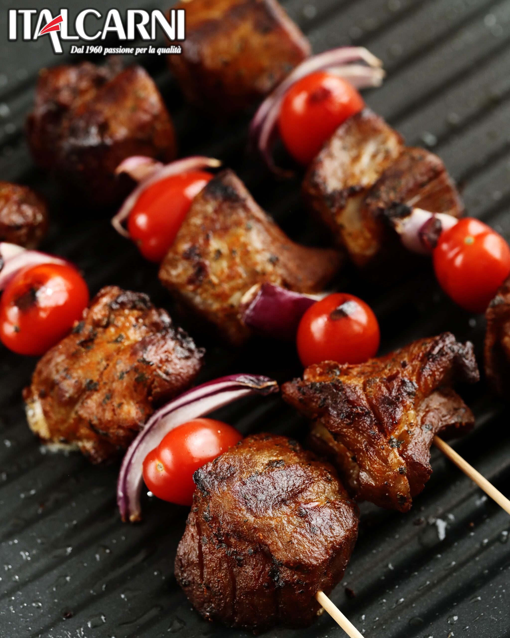 spiedini di carne di manzo
